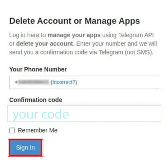 delete telegram2